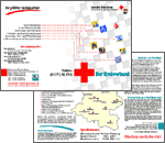 Flyer for the Red Cross