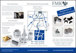 Faltblatt FMK Feinmechanik Kirchner GmbH