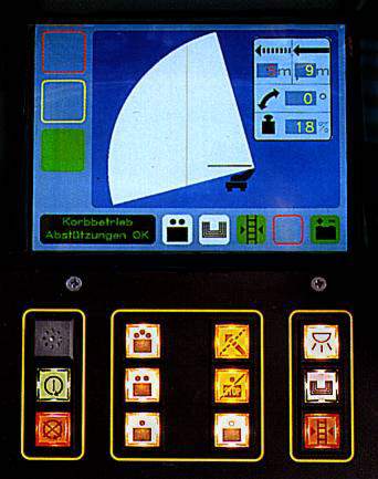 Bedienstand mit Farb-LCD-Display