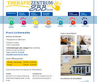 WEBSITE Therapiezentrum SBB GmbH