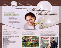 WEBSITE Madame Ballon&ouml;&ouml;s