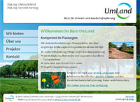 WEBSITE B&uuml;ro UmLand
