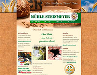 WEBSITE M&uuml;hle Steinmeyer Luckenwalde