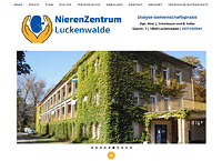 WEBSITE Nierenzentrum Luckenwalde