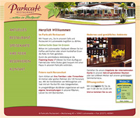 WEBSITE Parkcaf&eacute; Restaurant Luckenwalde