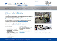 WEBSITE Pr&auml;zisionsschleiftechnik Seidltz GmbH