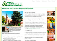WEBSITE Verein f&uuml;r Arbeitsf&ouml;rderung und berufliche Bildung e.V.